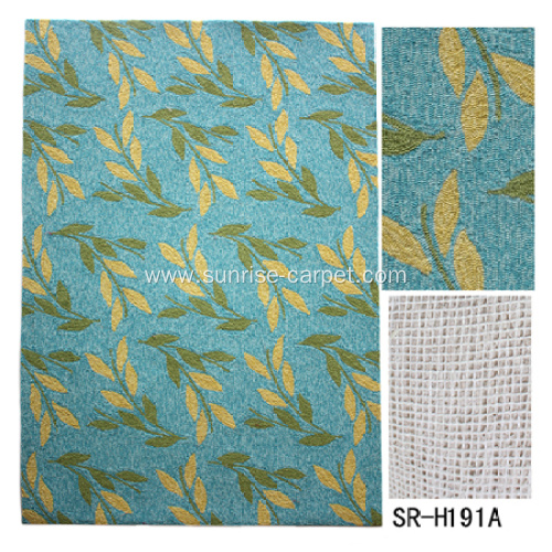 Polyester hand hooked carpet with modern design